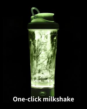 VOLTRX Vortex Electric Protein Shaker Bottle (Green)