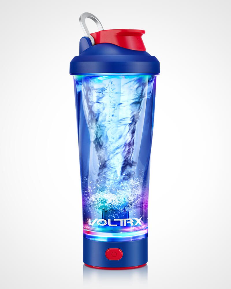 VOLTRX VortexBoost Limited Electric Shaker Bottle - Colored Base (Power blue)