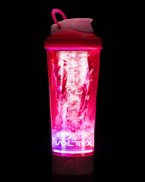 VOLTRX VortexBoost Electric Protein Shaker-Colored Base (Sakura Pink)