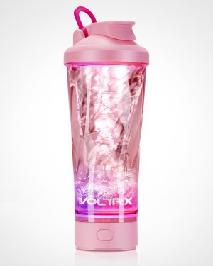 VOLTRX VortexBoost Limited Electric Shaker Bottle - Colored Base (Sakura pink)