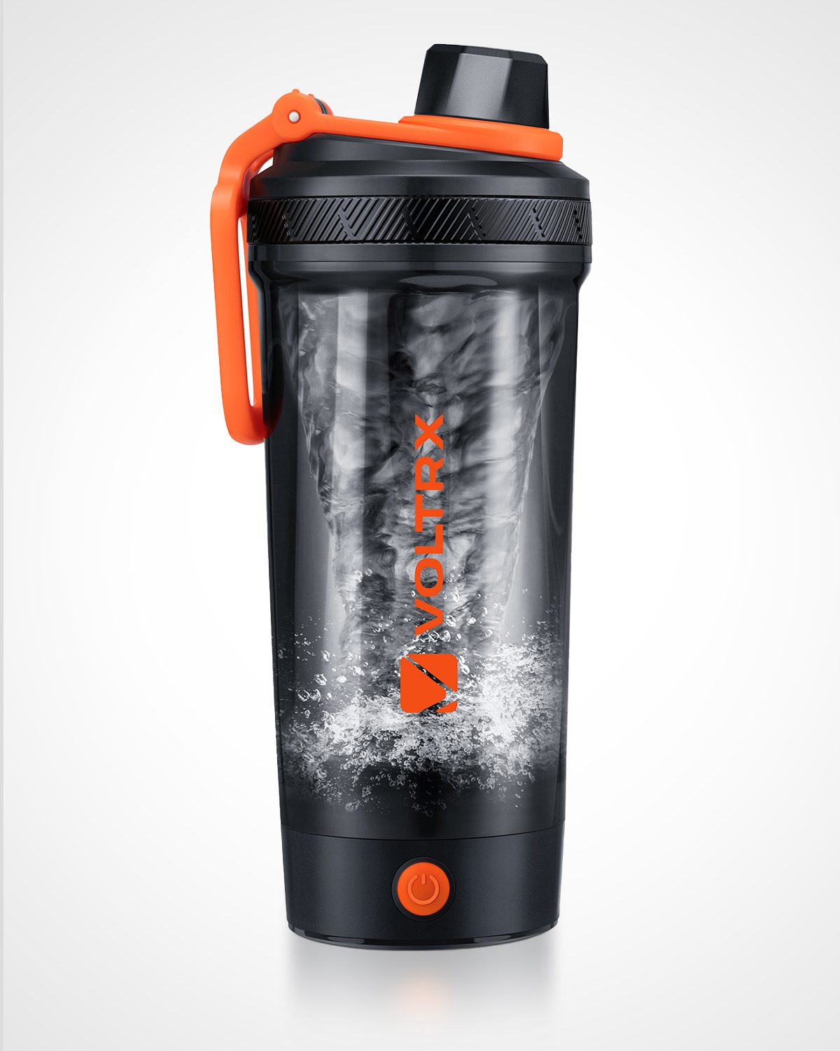 VOLTRX VortexBoost Electric Shaker Bottle – Gallium (Orange)