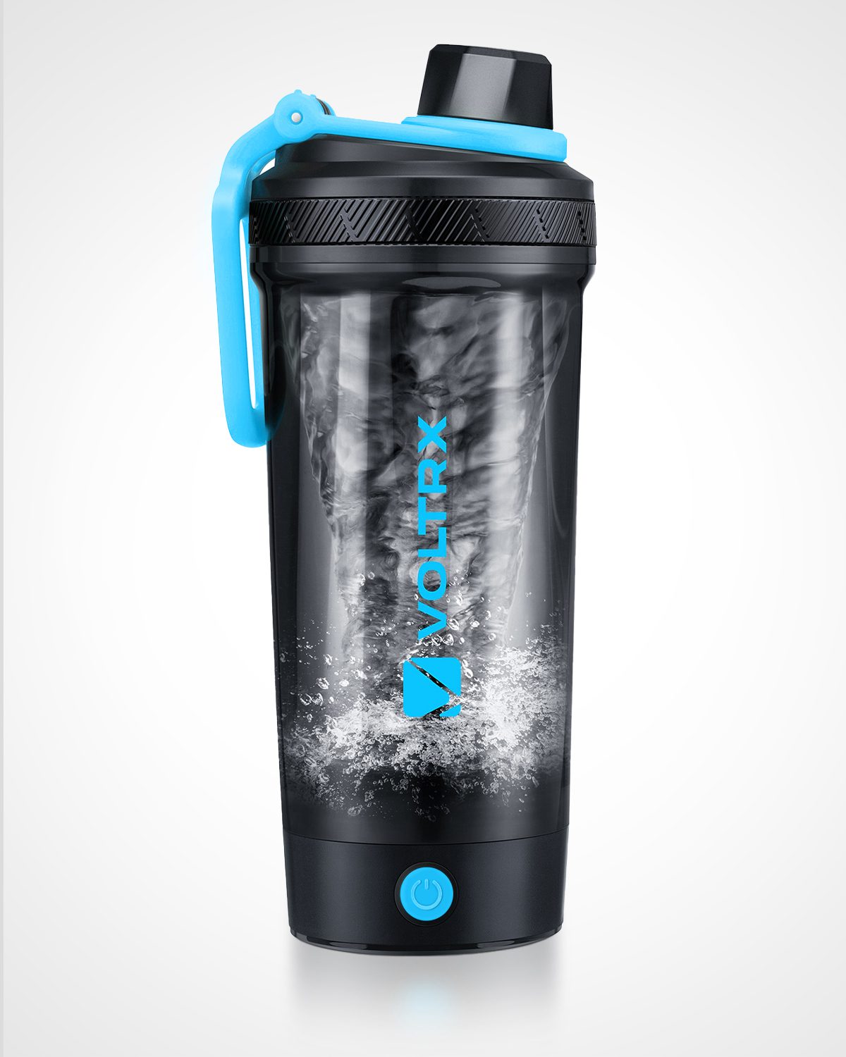 VOLTRX VortexBoost Electric Shaker Bottle – Gallium (Everest Blue)