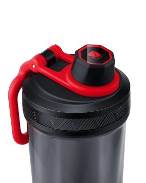 VOLTRX Gallium Electric Shaker Bottle –Hot Red