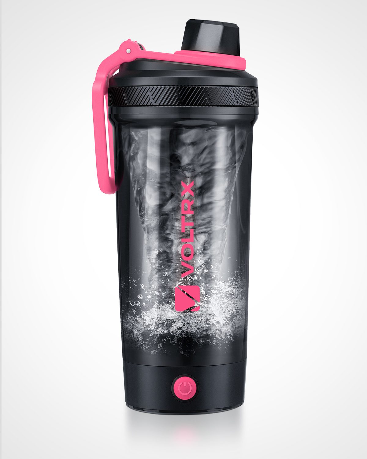 VOLTRX VortexBoost Electric Shaker Bottle – Gallium (Macron Pink)